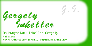 gergely inkeller business card